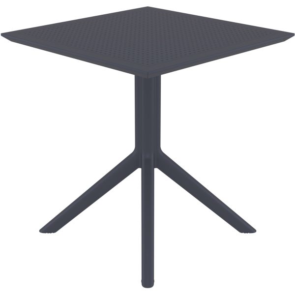 Hospitality Cafe Table Indoor Outdoor Black - Image 2
